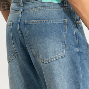 Castor Ocean Blue Baggy Jeans