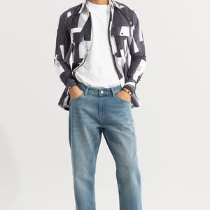 Castor Ocean Blue Baggy Jeans