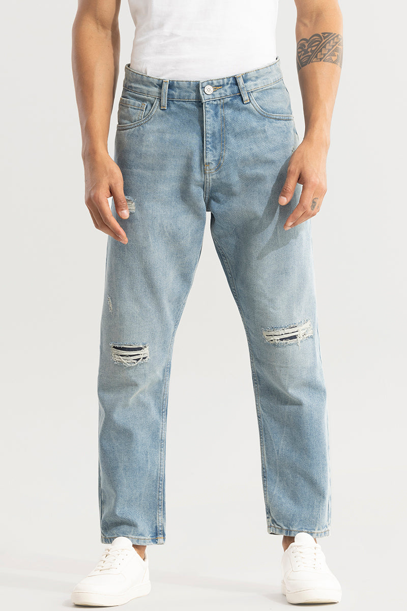 Castor Light Blue Baggy Jeans