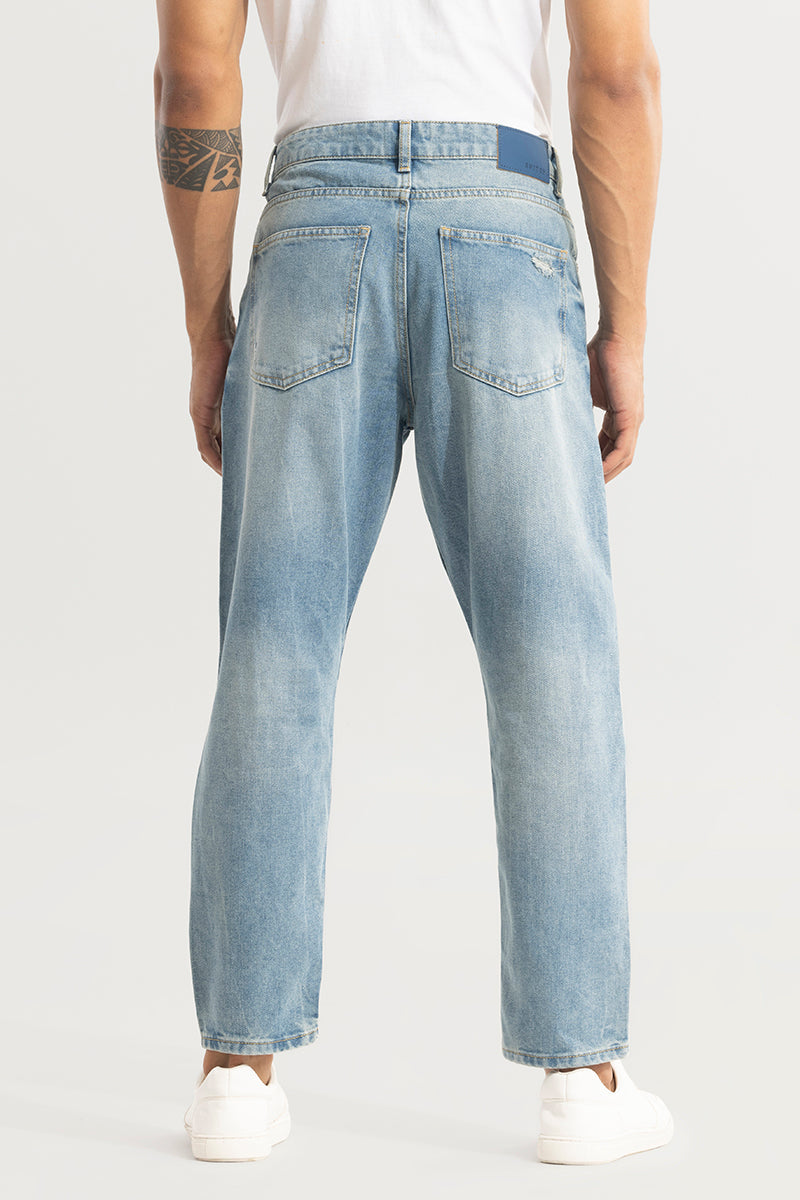 Castor Light Blue Baggy Jeans