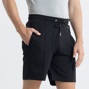 Pleated Black Shorts