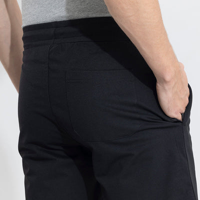 Pleated Black Shorts