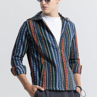 SpectraMark Line Hoodie Styled Shacket