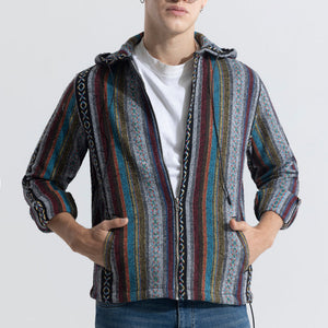 MirageStreak Hoodie Styled Shacket