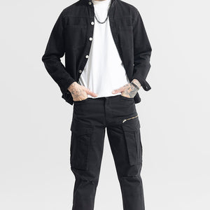 Outlander Black Cargo Pant
