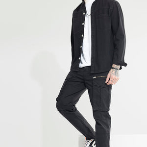 Outlander Black Cargo Pant