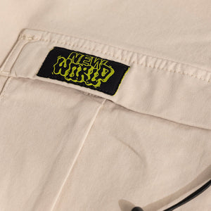 Hexa-Pocket Cream Cargo pant