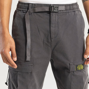 Hexa-Pocket Grey Cargo Pant