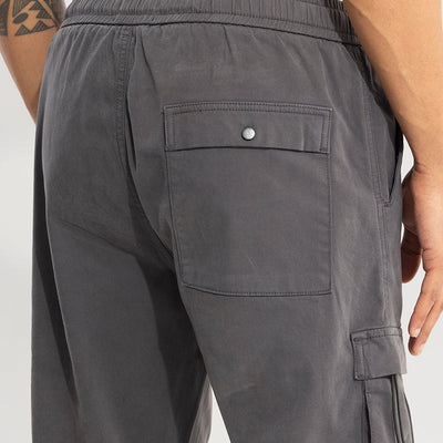 Hexa-Pocket Grey Cargo Pant