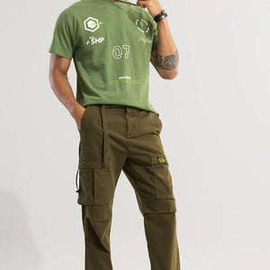Hexa-Pocket Olive Cargo Pant