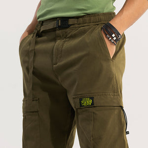 Hexa-Pocket Olive Cargo Pant