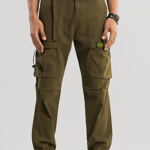 Hexa-Pocket Olive Cargo Pant