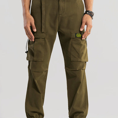 Hexa-Pocket Olive Cargo Pant