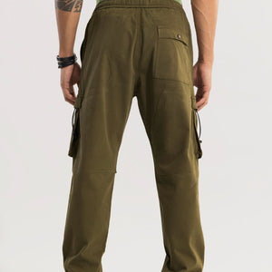 Hexa-Pocket Olive Cargo Pant