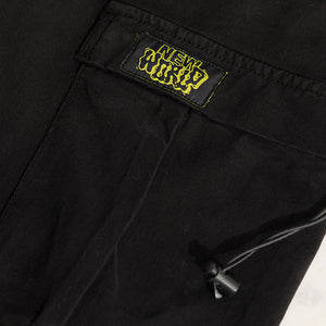 Hexa-Pocket Black Cargo Pant