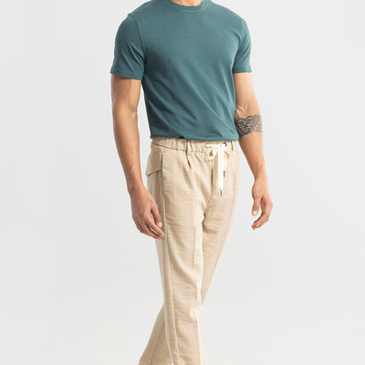 Soft Stride Beige Trouser