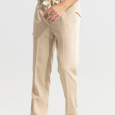Soft Stride Beige Trouser