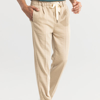 Soft Stride Beige Trouser