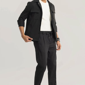 Soft Stride Black Trouser