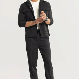 Soft Stride Black Trouser