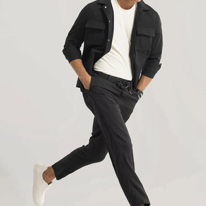 Soft Stride Black Trouser