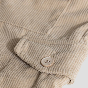 Cullin Beige Corduroy Cargo Pant