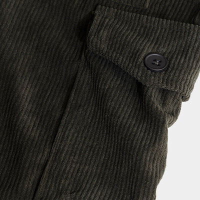 Cullin Olive Corduroy Cargo Pant