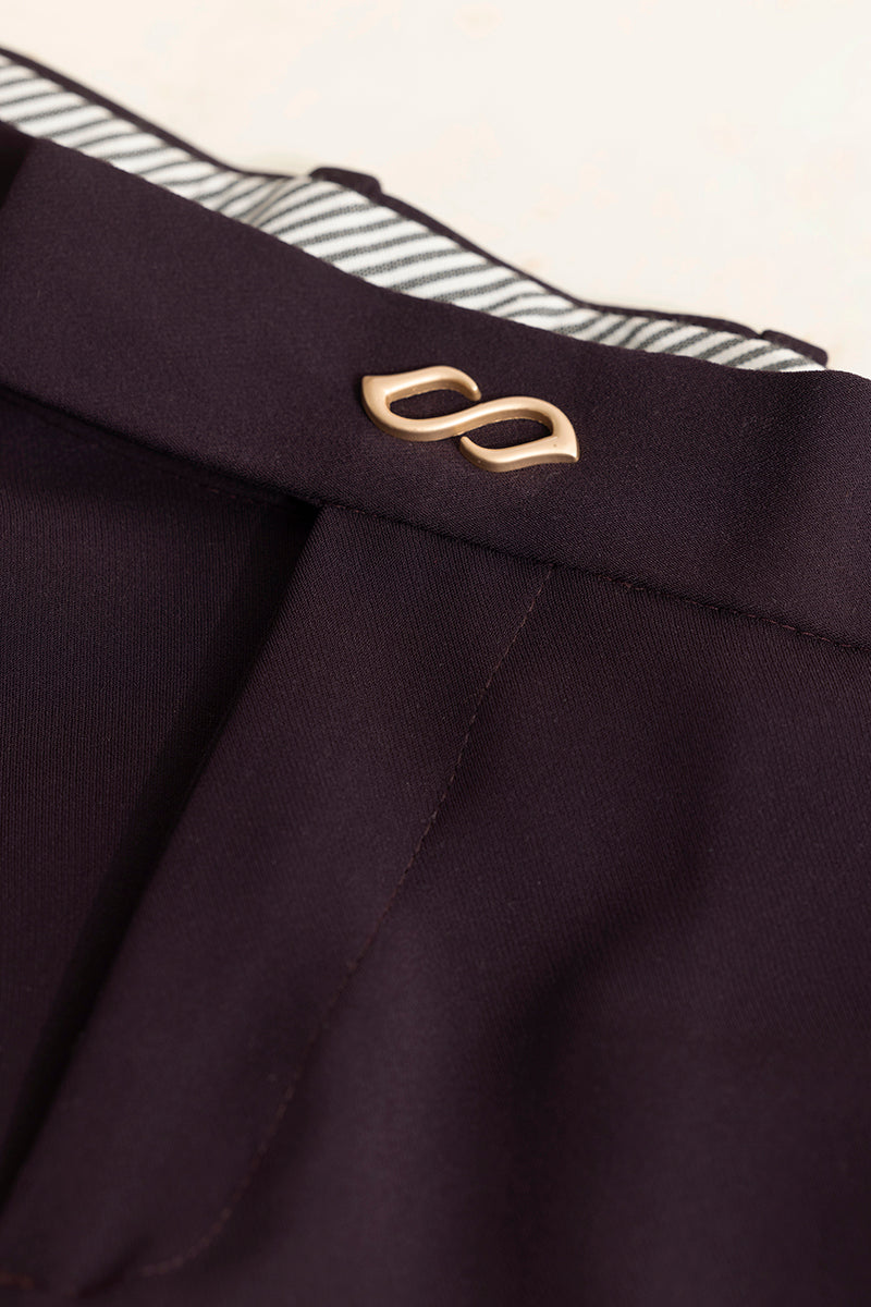 Tuxedo Attire Plum Purple Trouser