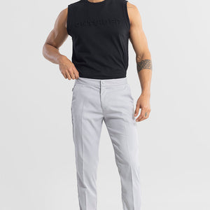 VogueVista Light Grey Chino