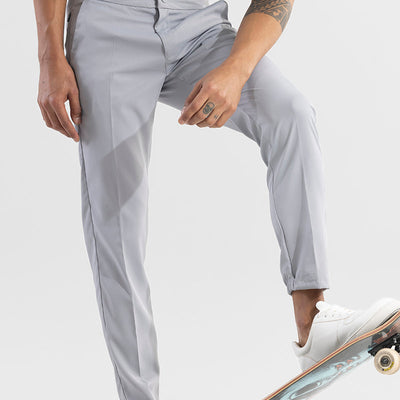 VogueVista Light Grey Chino