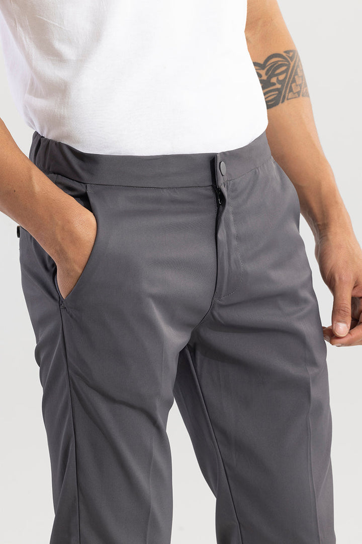 VogueVista Steel Grey Chino