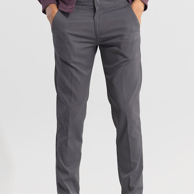 VogueVista Steel Grey Chino