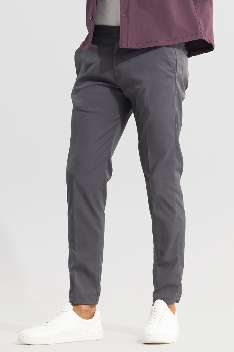 VogueVista Steel Grey Chino