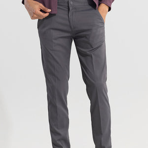 VogueVista Steel Grey Chino