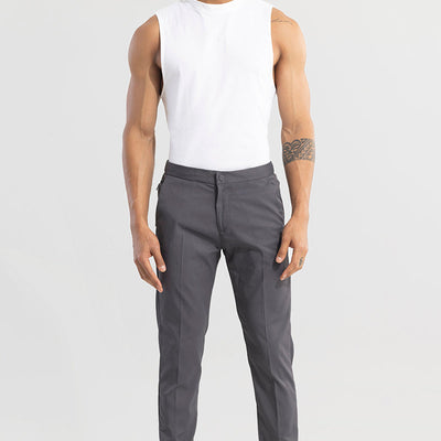 VogueVista Steel Grey Chino