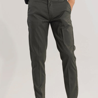 VogueVista Anchor Olive Chino