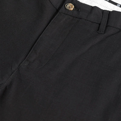 Stygian Black Linen Pant