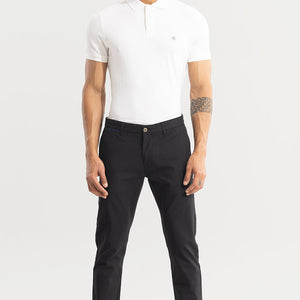 Stygian Black Linen Pant