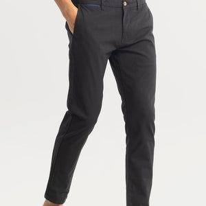 Stygian Black Linen Pant