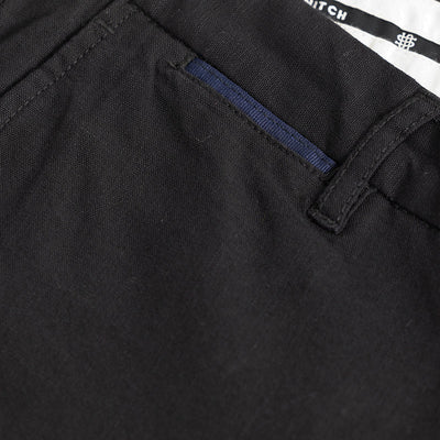 Stygian Black Linen Pant
