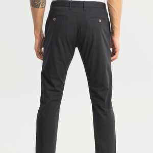 Stygian Black Linen Pant