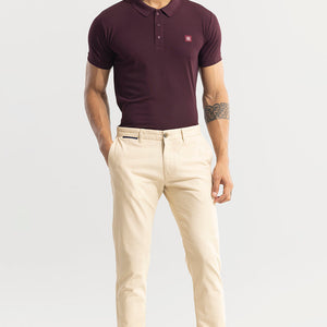 Stygian Beige Linen Pant