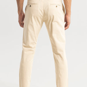 Stygian Beige Linen Pant