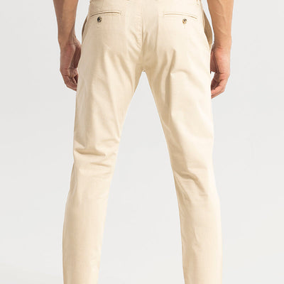 Stygian Beige Linen Pant