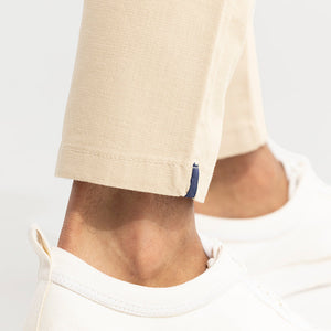 Stygian Beige Linen Pant