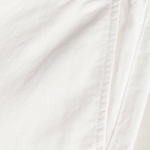 Stygian White Linen Pant