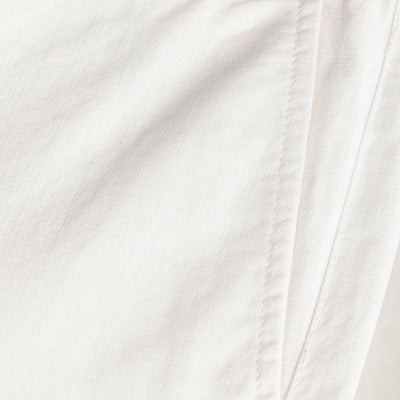Stygian White Linen Pant