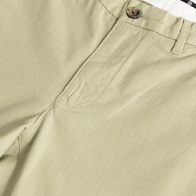Stygian Green Linen Pant