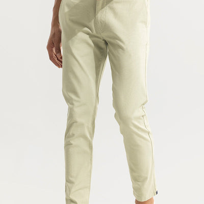Stygian Green Linen Pant