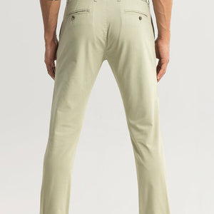 Stygian Green Linen Pant
